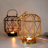 Modern Metal Romantic Candle Holder