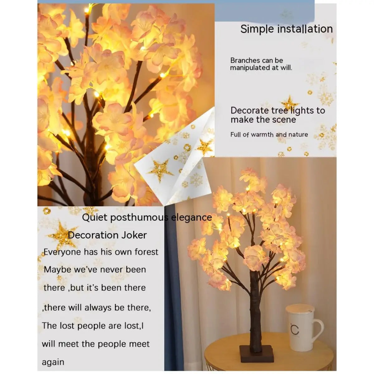 LED Christmas Party Home Light