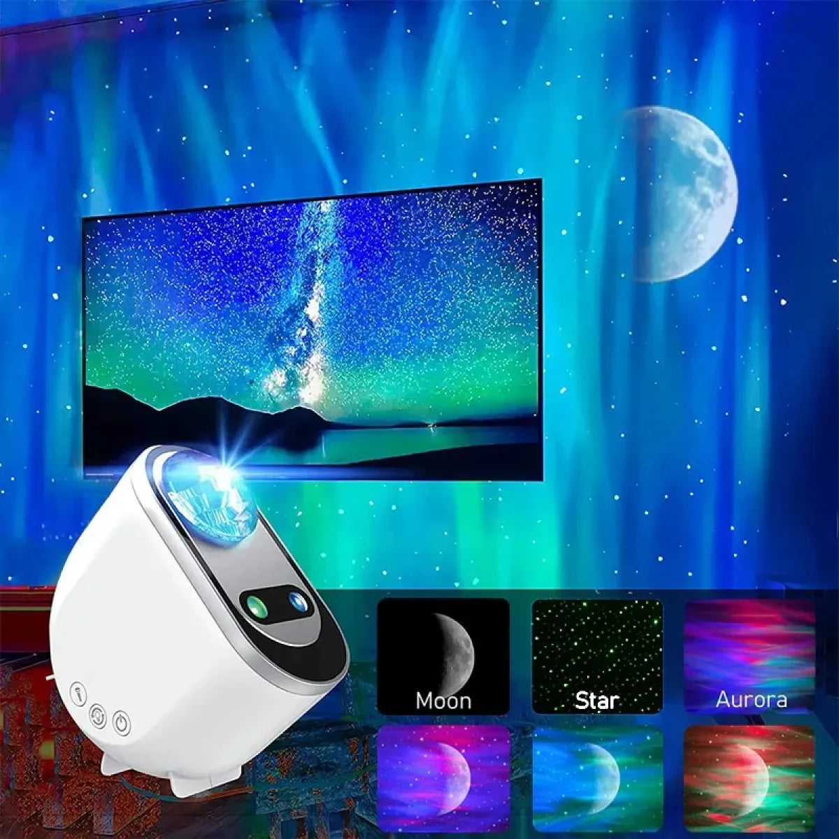 Aurora Borealis Galaxy Night Lamp