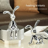 Cartoon Sitting Rabbit Ornament